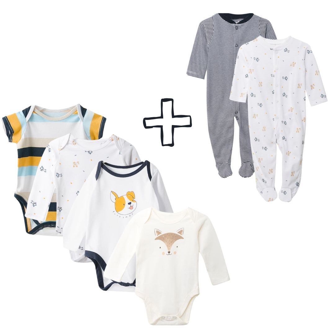 Conjunto de valores para bebés varones
