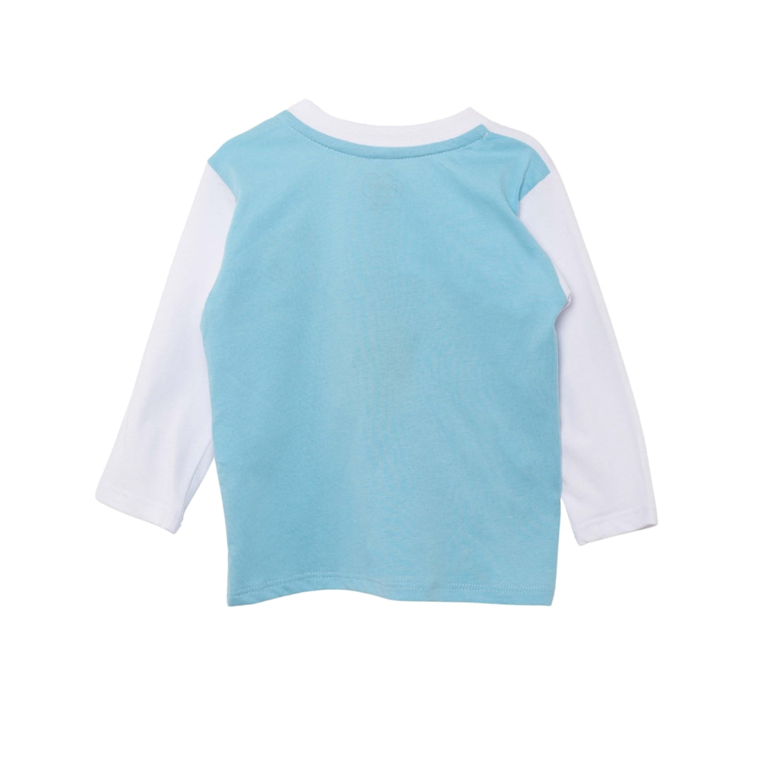 Langarm T-Shirt mit Löwen-Stickerei