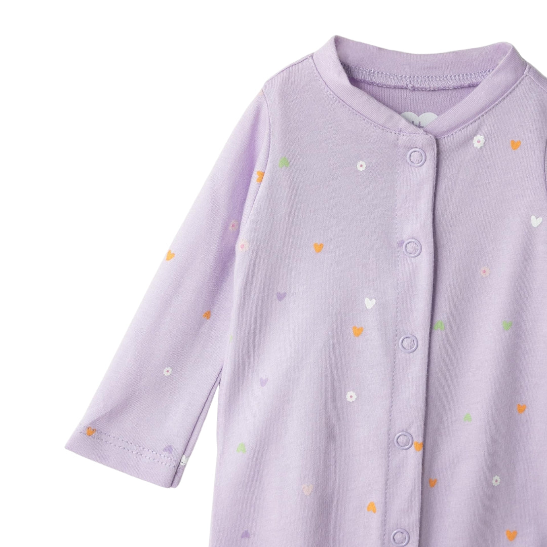 Baby-Schlafanzug - Lila