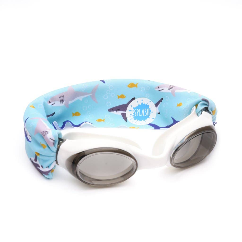 Schwimmbrille für Kinder im Hai-Design – ohne Ziepen, perfekter Sitz