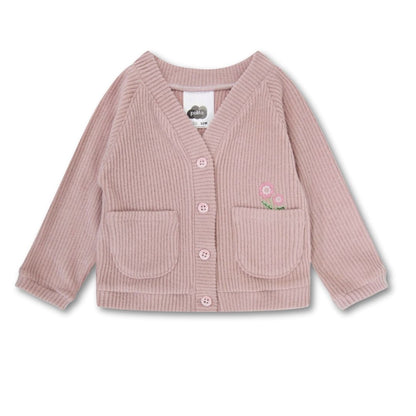 Baby Cardigan mit Blumenstickerei