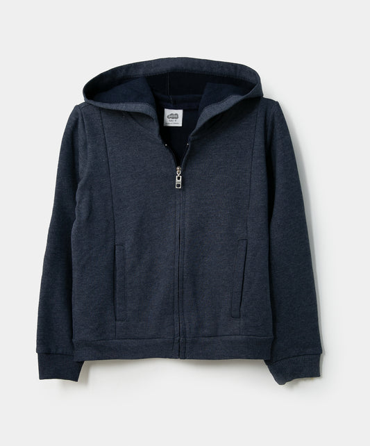 Stilvoller dunkelblauer Hoodie