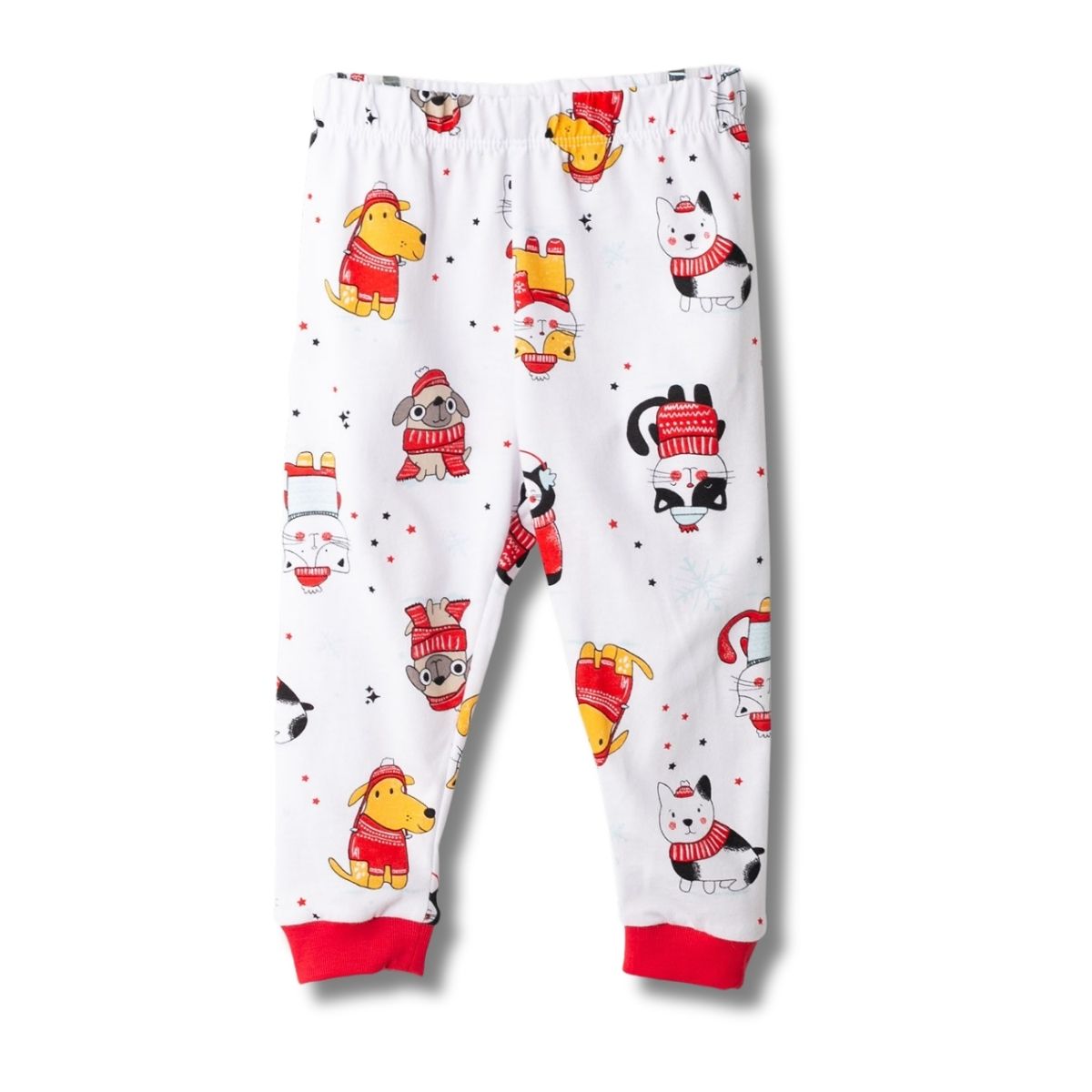 Hose des Unisex-Weihnachtsschlafanzugs für Babys, weiche, hautfreundliche Baumwolle
