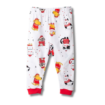 Hose des Unisex-Weihnachtsschlafanzugs für Babys, weiche, hautfreundliche Baumwolle